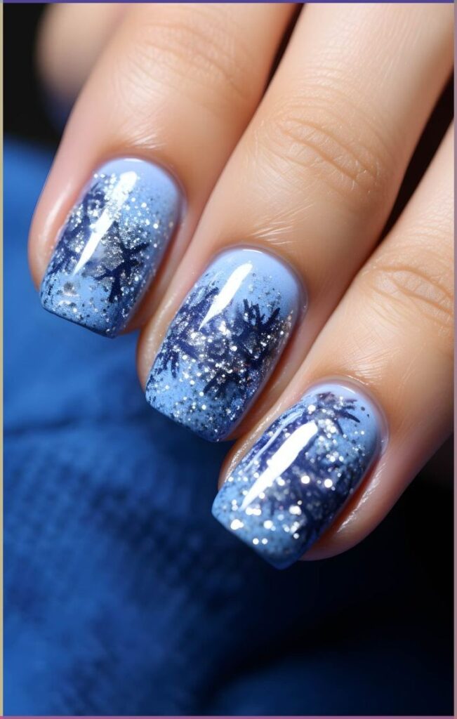 Beautiful-Christmas-Nail Art-Designs-for-Short -and-Medium-Nails