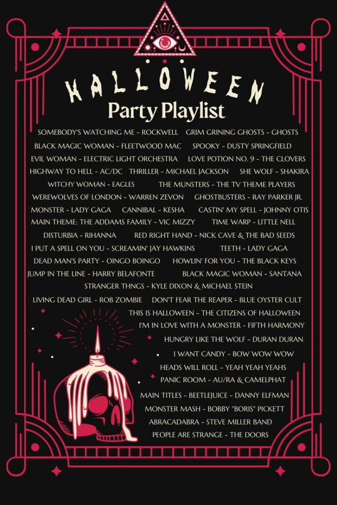 Halloween-party-checklist-playlist