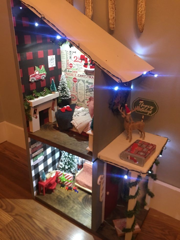 DIY-Shelf-Elf-Village