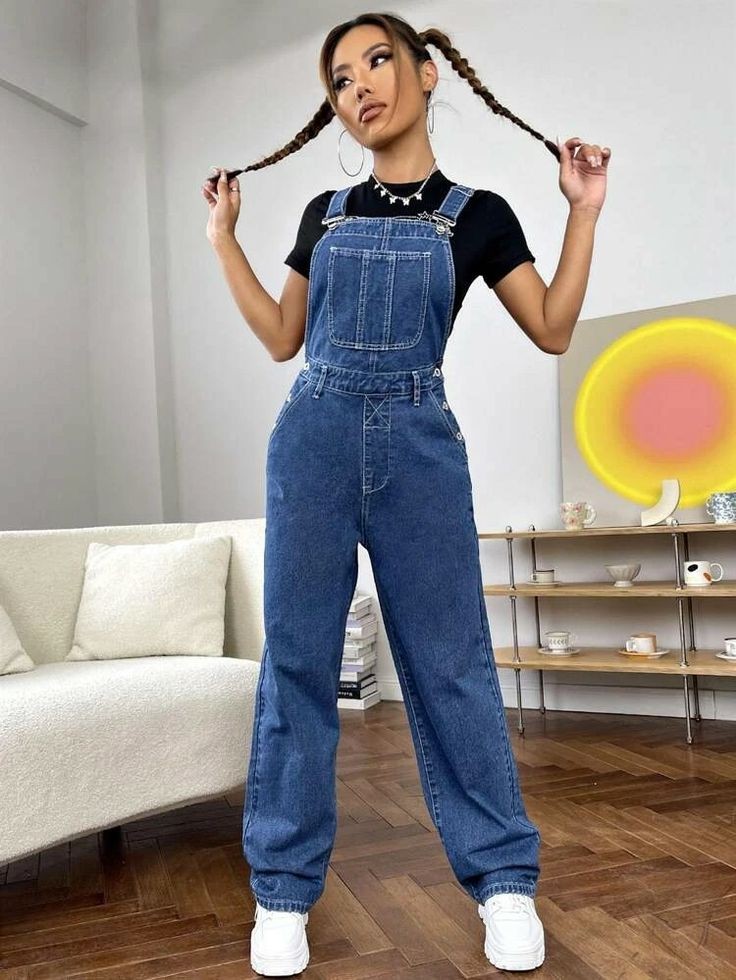 Overalls/denim-Dungarees