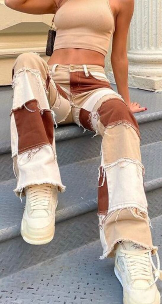 Patchwork-Jeans