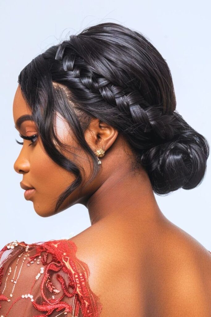 Half-up-Twisted-Bun