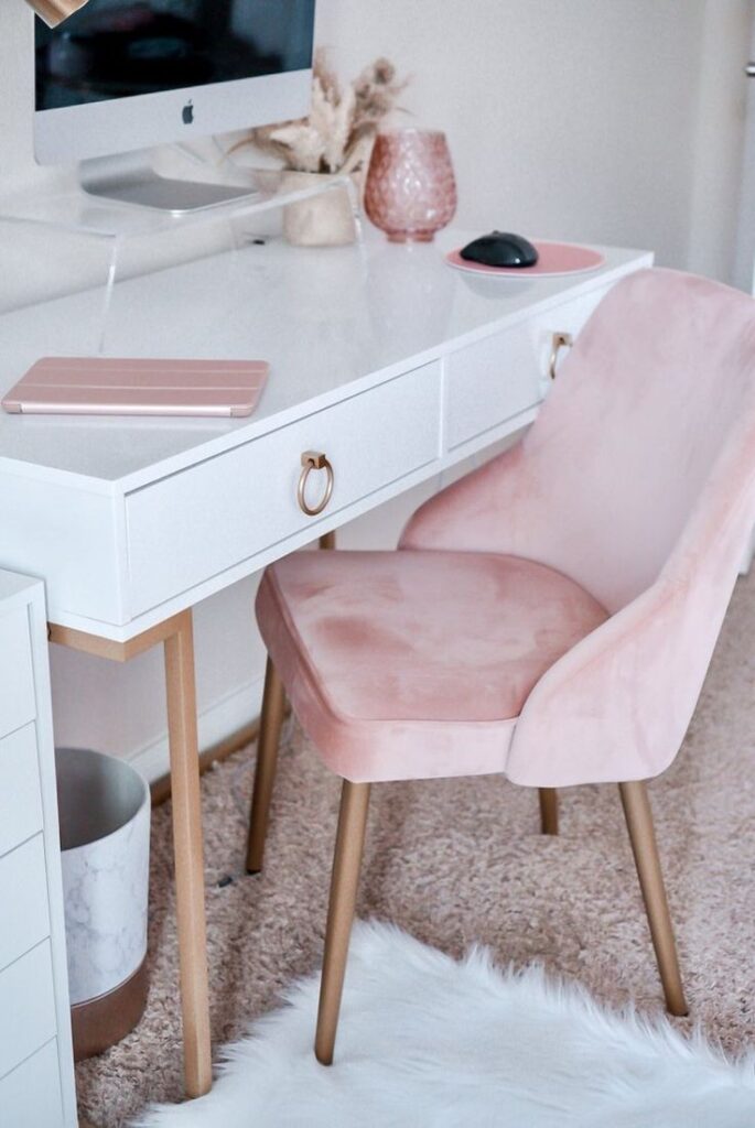 Velvet-Desk-Chair