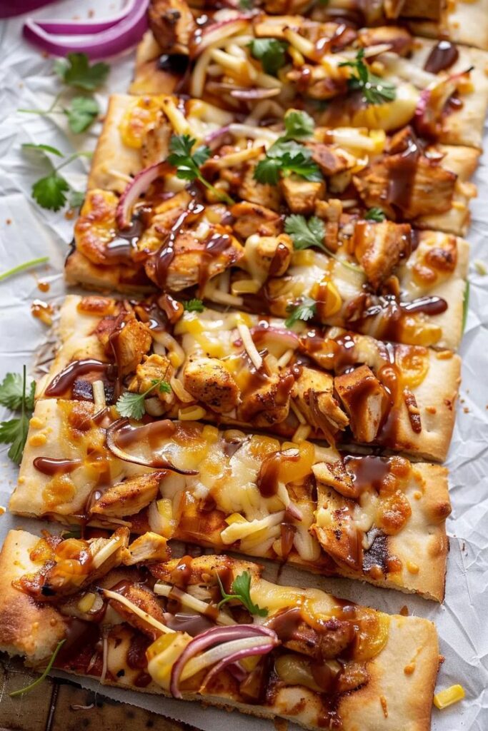 BBQ - Chicken - Flatbread - Pizza