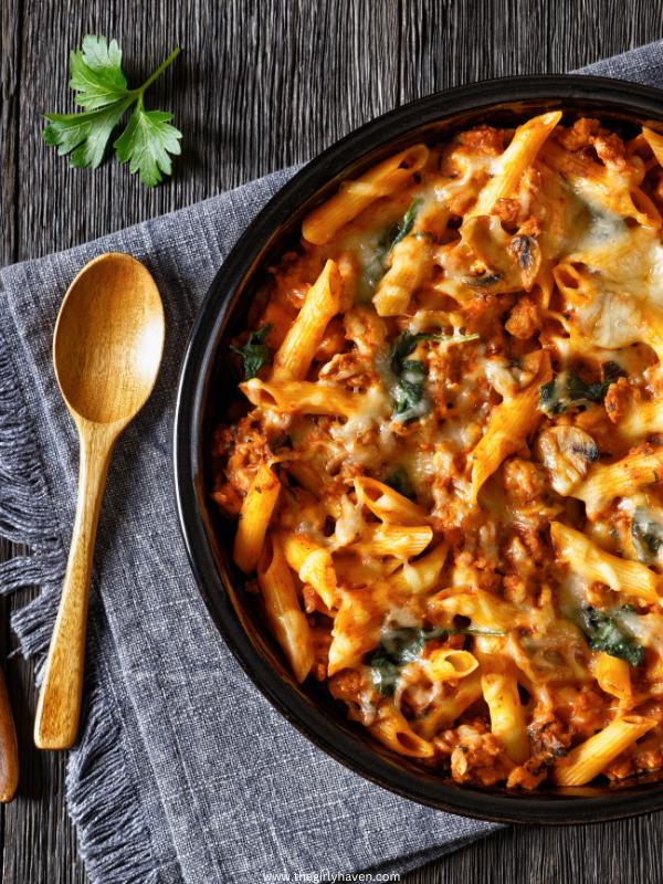 Baked - Ziti - with - Spinach