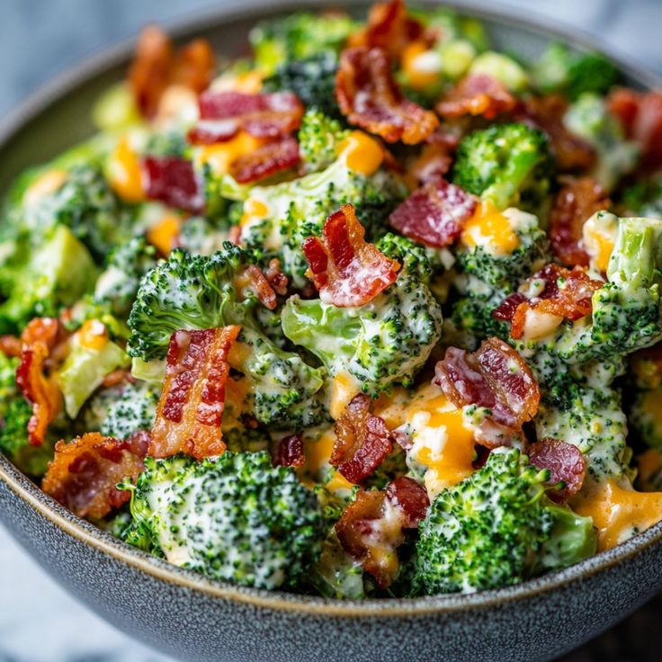 Broccoli -and-Cheddar- Salad