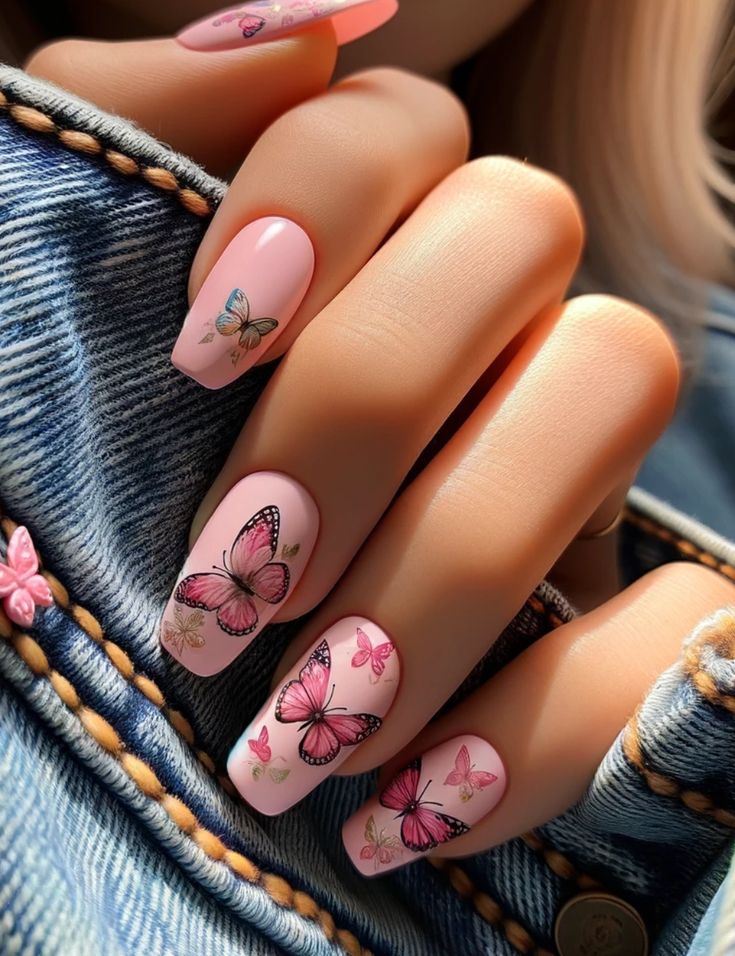 Butterfly- Kisses-Spring-nail-ideas