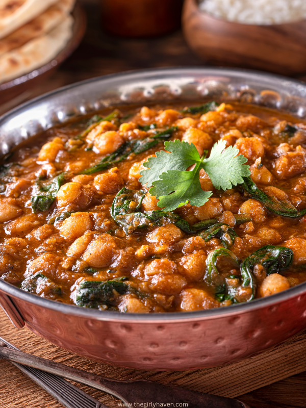 Chickpea-and-Spinach-Curry