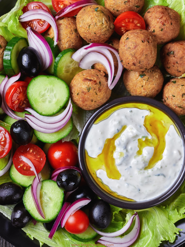 Falafel-and-Chicken-Bowl