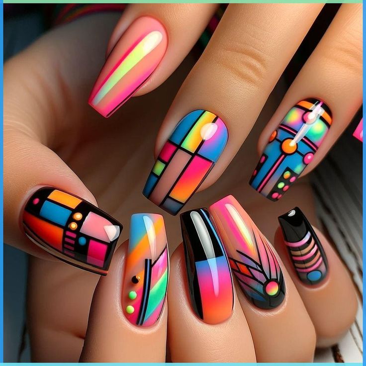 Geometric- Line- Spring-Nail-Ideas