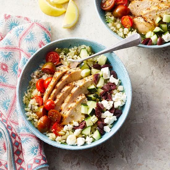 Greek-Cauliflower-Rice-Bowl