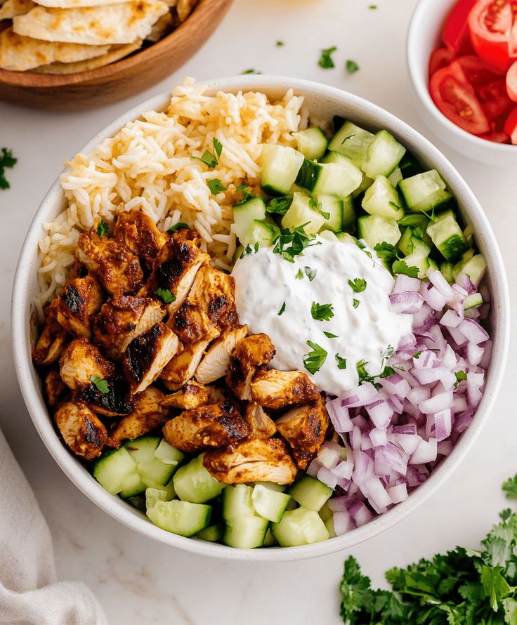 Greek-Chicken-Gyro-Bowl