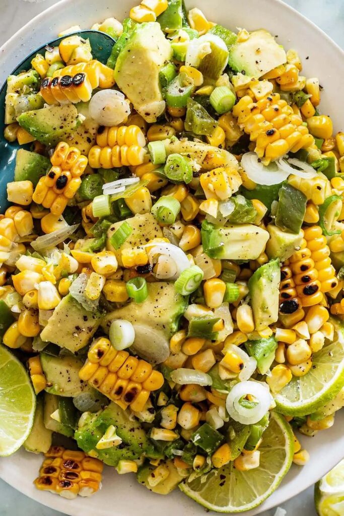 Grilled -Corn- and -Avocado -Salad-Fresh -Garden-Ideas