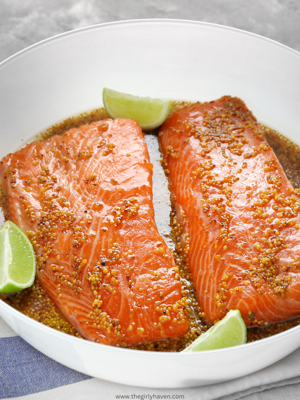 Honey-Mustard-Glazed-Salmon-Spring-Dinner Ideas-for-Foodies
