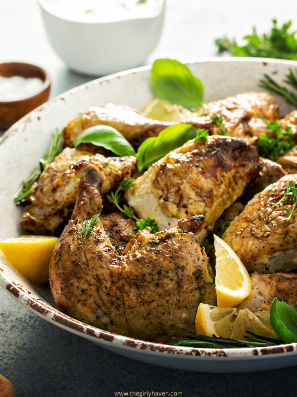 Lemon Herb Grilled Chicken-with-Steamed-Veggies-Easy-light-Dinner-ideas