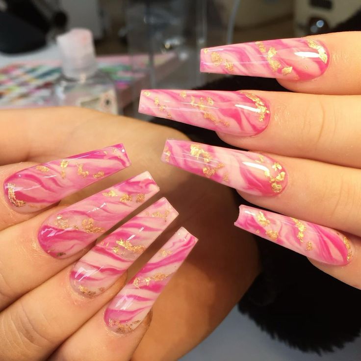 Pink- Marble-Rose -Gold- Foil