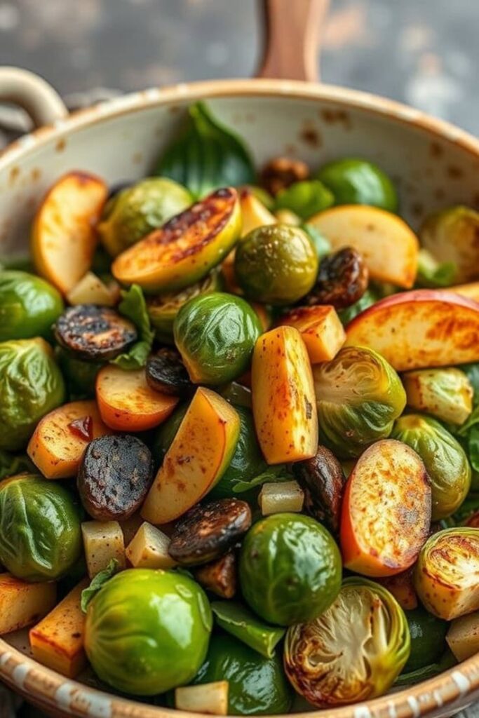 Roasted- Brussels- Sprouts- and- Apple- Salad