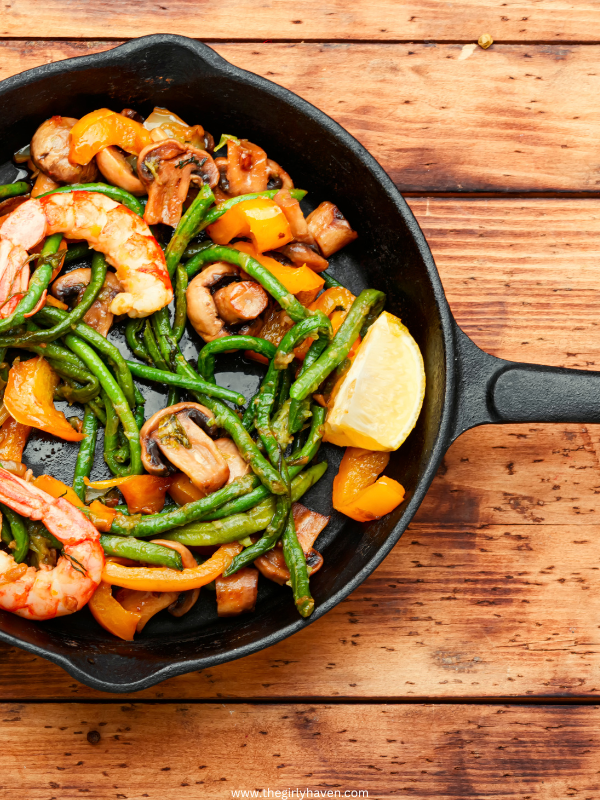 Shrimp-and-Asparagus-Skillet-Spring-Dinner-Ideas-for-Foodies
