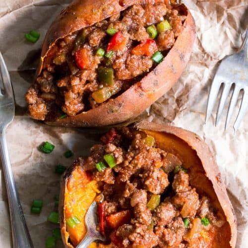 Sloppy-Joe-Stuffed-Sweet-Potatoes-25-Great-Spring-Family-Dinner-Recipe-you-will-Love