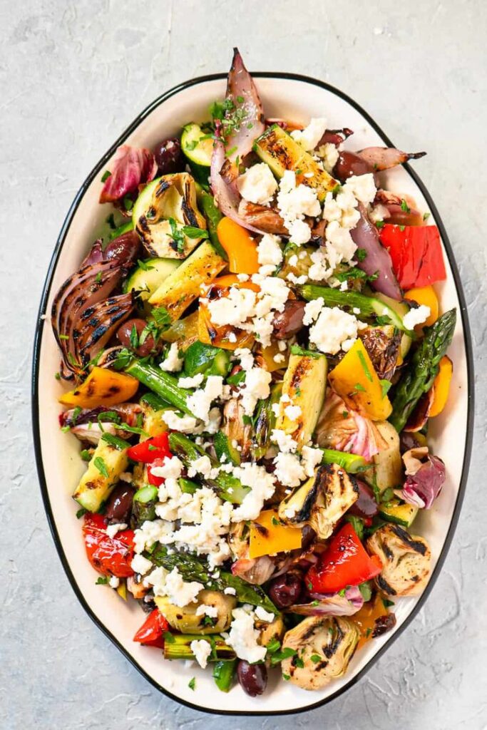 Grilled -Vegetable-fresh-garden- Salad