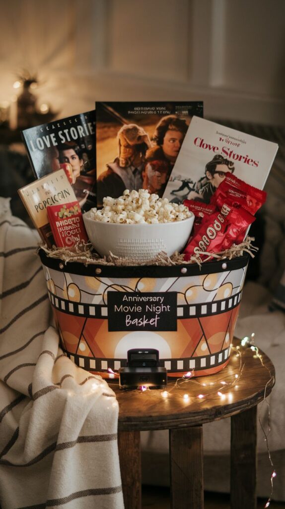 movie night basket ideas