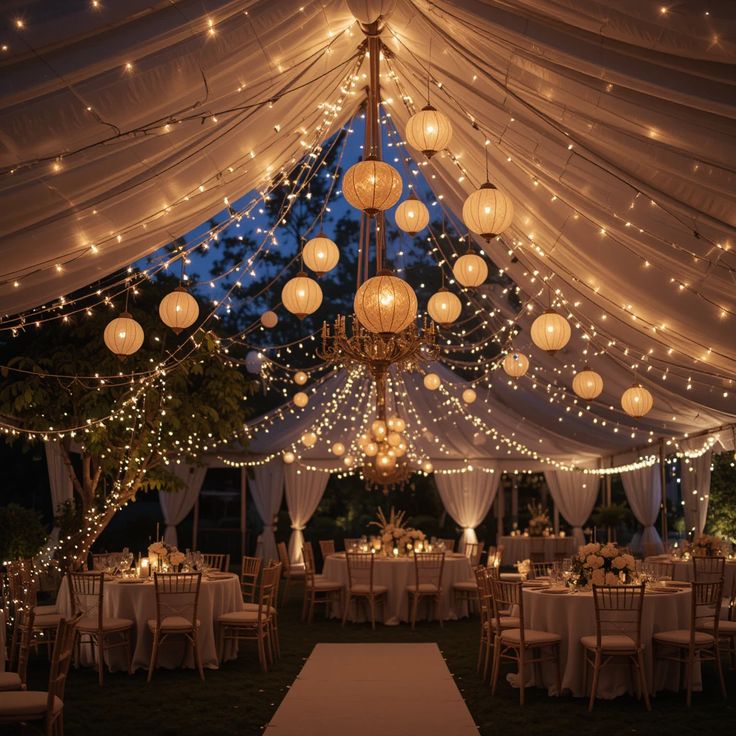 Ethereal Fairy Light Canopies