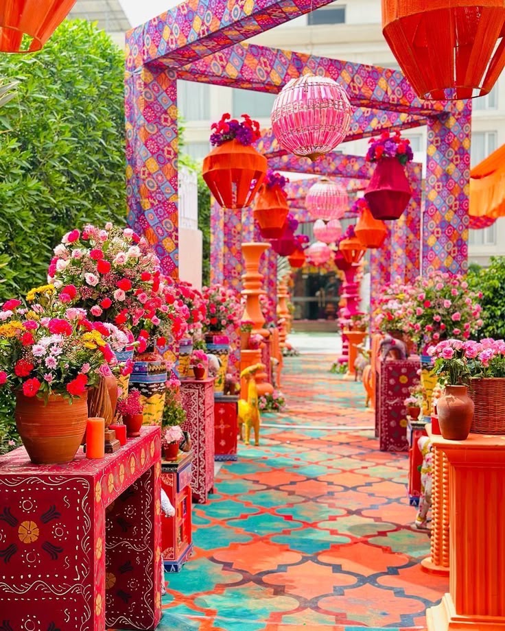 Vibrant Bollywood-Inspired Decor
