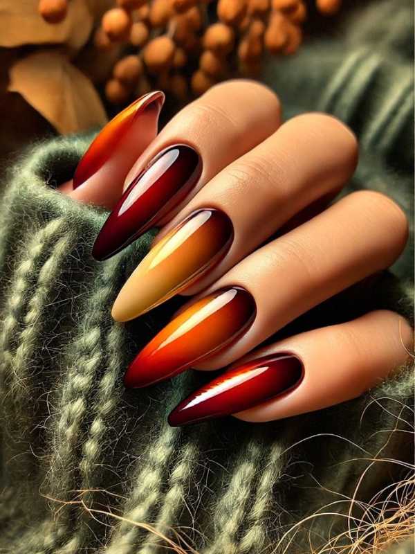 15 Girly Burgundy Nails for Fall