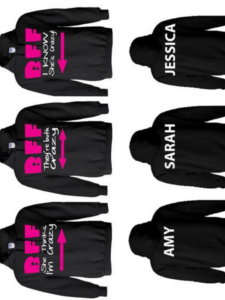 Heartwarming-matching-sweatshirt-for-trio-friends