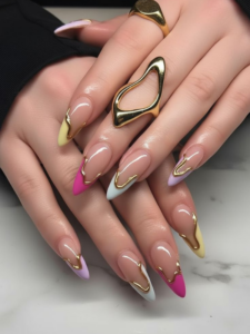 Spring-French-Tip-Nail-Ideas-with-a-Modern-Twist