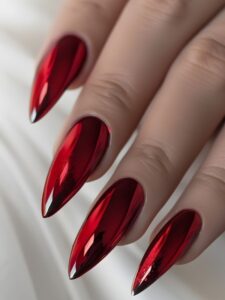 February-red-chrome-baddie-nails-that-are-too-hot