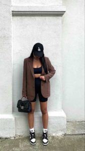 Blazer-and-Biker-Shorts