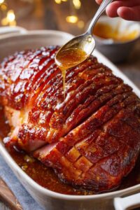 Baked-Ham-with-Honey-Glaze