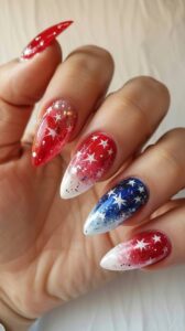 Glitter-Ombre-Nails-4th-of-july