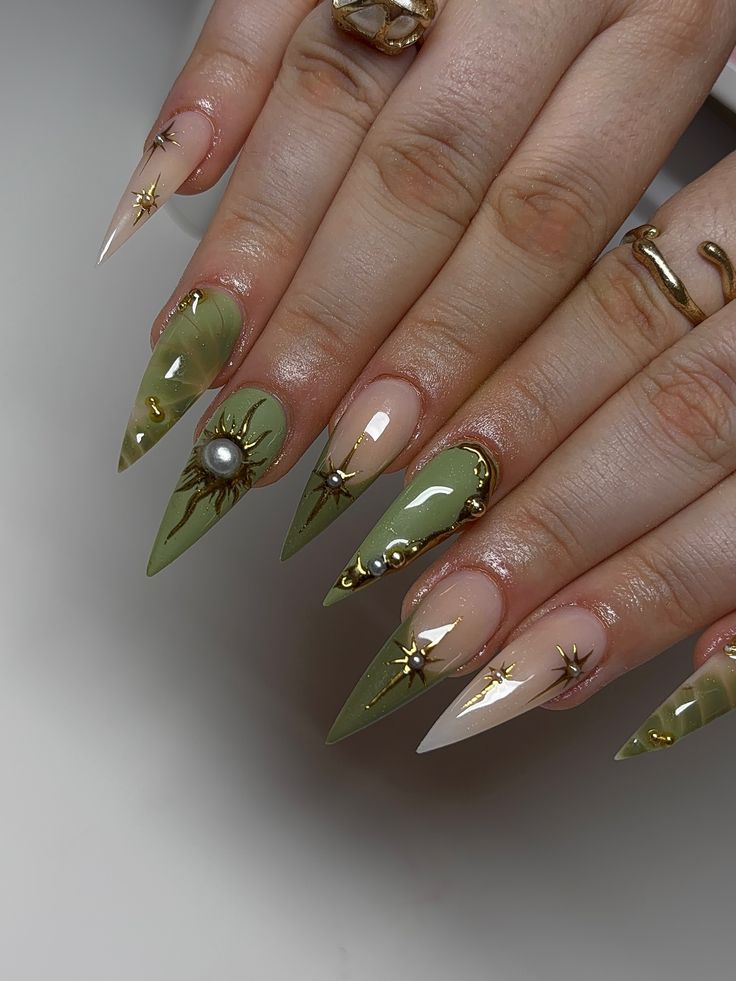 Olive-Nail-Design