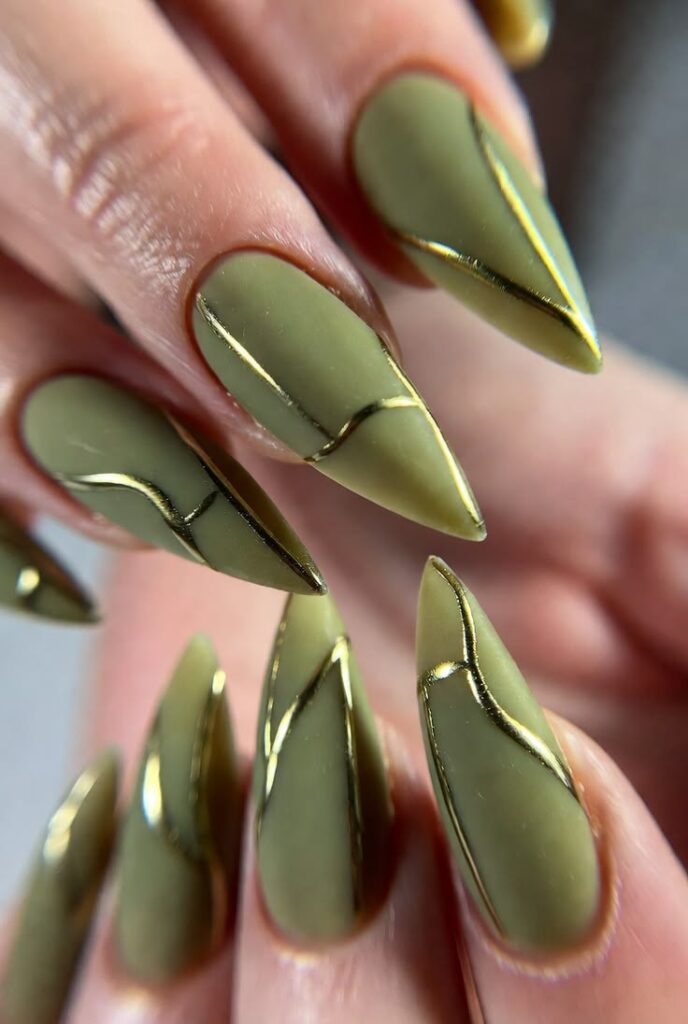 How-to-Match-Olive-Nails-with-Your-Outfits