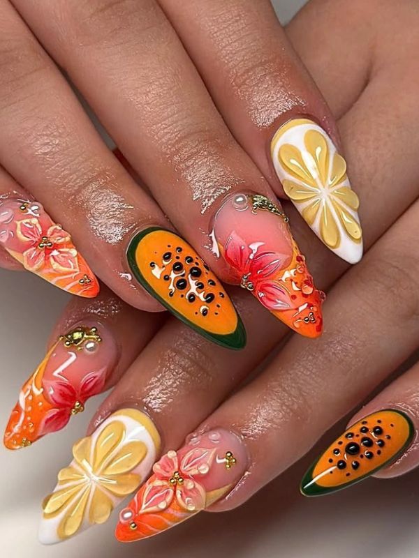 20-must-try-fruit-and-flower-nails-design. 