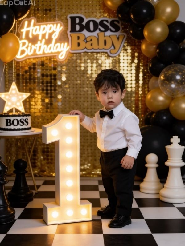 25-Creative-boss-baby-birthday-theme-ideas-featuring-black-and-gold 