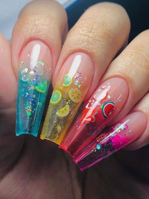 25-stunning-baddie-3D-fruit-nails-idea-with-glitter-and-colorful-fruit-art.
