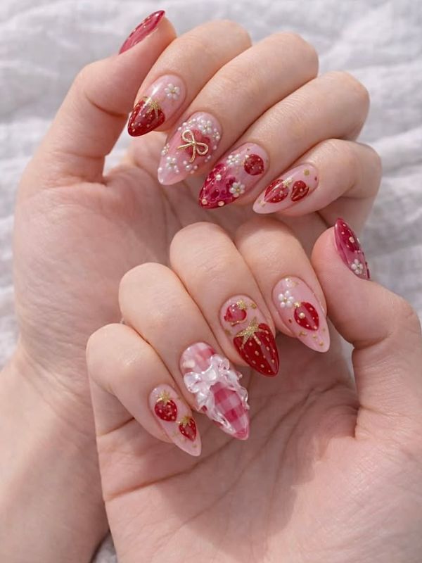 25-stunning-baddie-nails-with-cherry-and-strawberry.