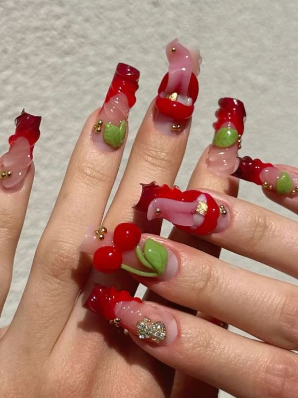 3D-fruit-themed-nail-design-to-try. 