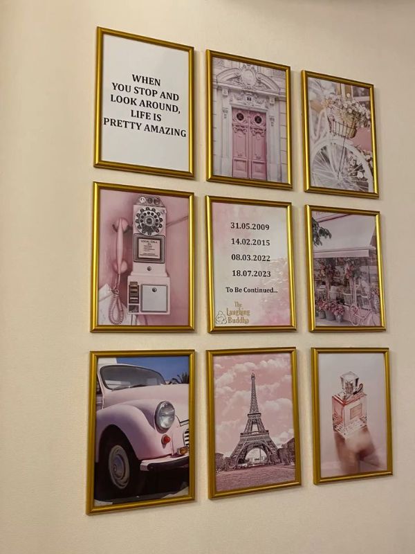 Beautiful-Pink-and-Gold-Dorm-Room-Decor