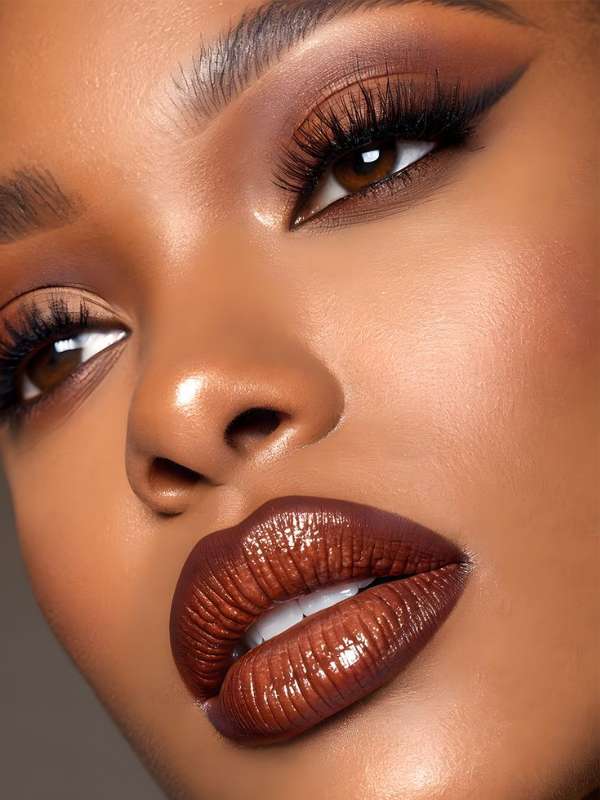 Chocolate-Brown-Lip-Look.