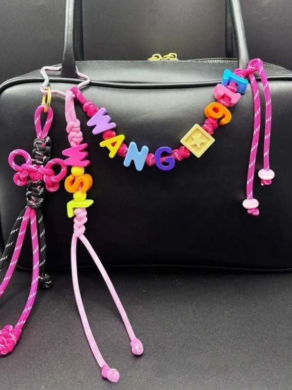 Colorful-Beaded-Letter-Bag-Charm