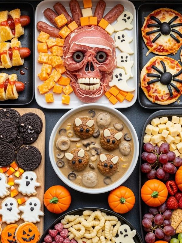 Halloween-Food-Table-Feel-Extra-Spook