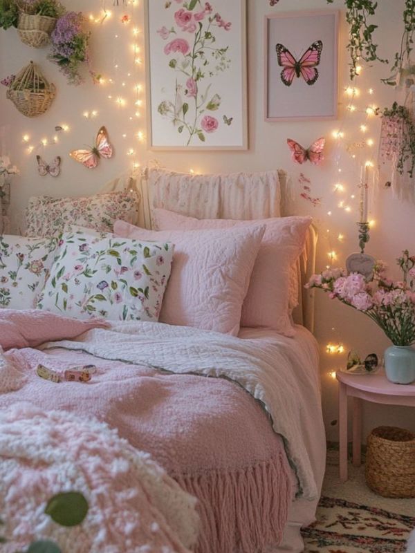 How-to-Decorate-a-Floral-Dorm-Room