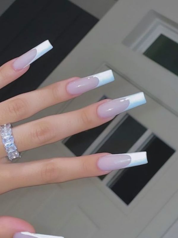 Long-Coffin-French-Tip-Nails