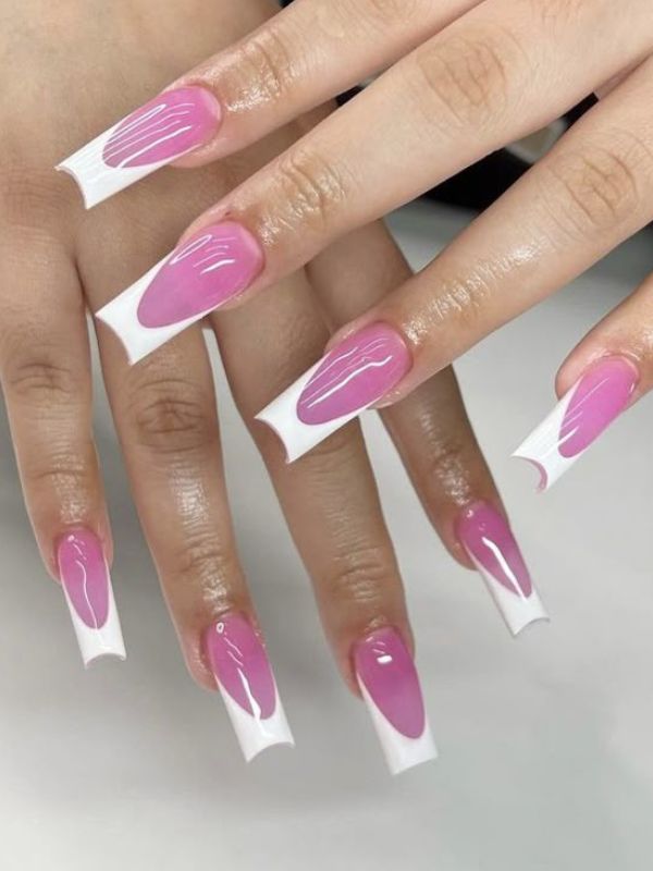 Pink-Base-With-Bright-White-Tips