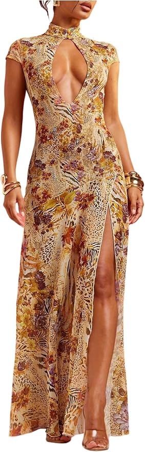 Printed-Maxi-Dress