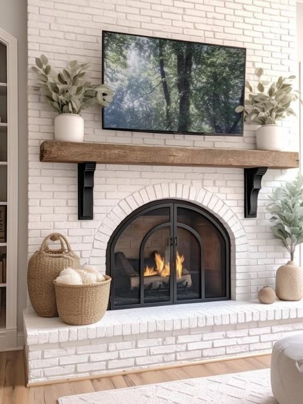 Rustic-Fireplace